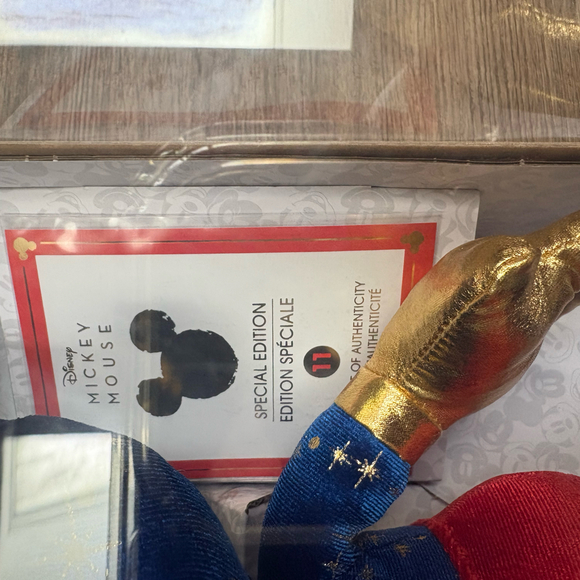 Disney Year Of The Mouse Collector Plush Fantasia Mickey Mouse Special Edition - Picture 5 of 11